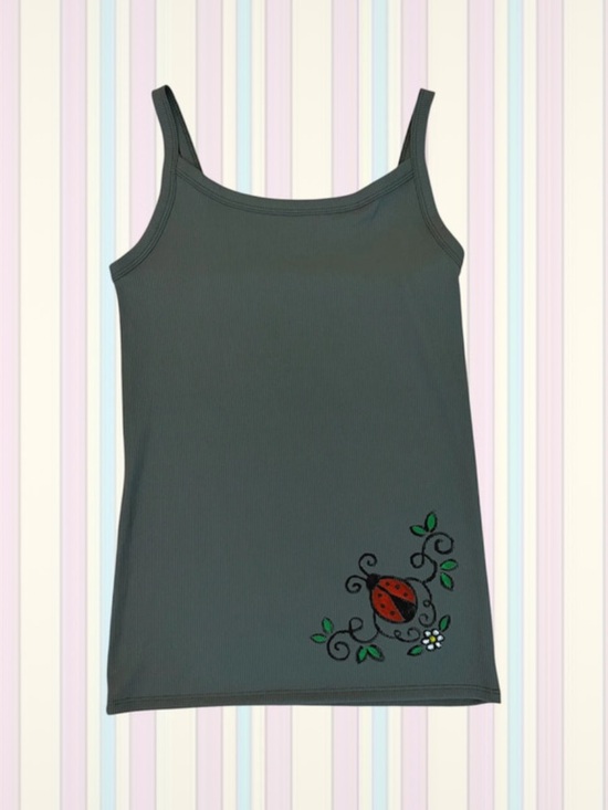 No Boundaries Tops - No Boundaries Lady Bug Tank Top